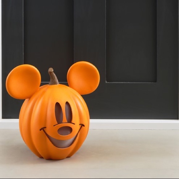 Pottery Barn Kids Magically Enchanting Disney Mickey Mouse Pumpkin Luminary - Picture 5 of 17